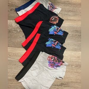 5 Pairs Boys Sz 6 Spiderman Underwear Boxer Briefs